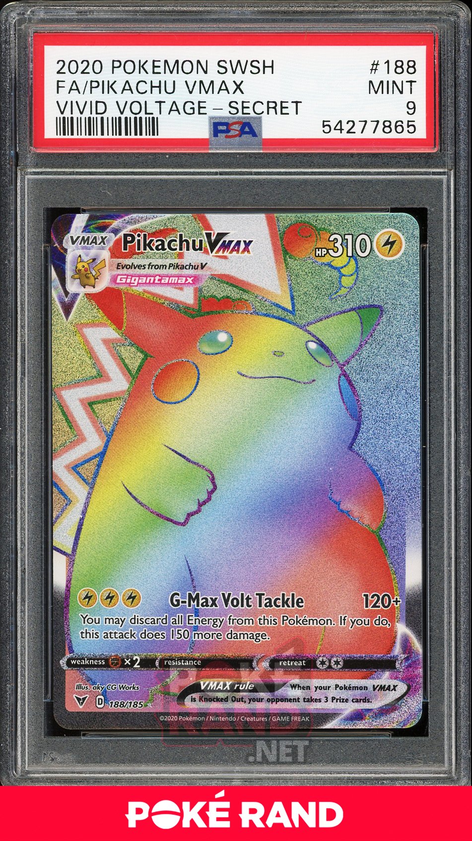 Pokemon Pikachu VMAX top Secret