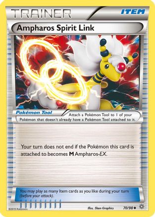 Ampharos Spirit Link 70/98 - Ancient Origins Reverse Holofoil