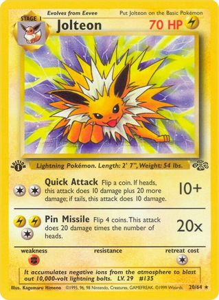 Jolteon 20/64 - Jungle Unlimited