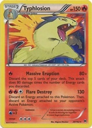 Typhlosion 20/162 - BREAKthrough Reverse Holofoil