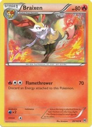 Braixen 26/162 - BREAKthrough Reverse Holofoil