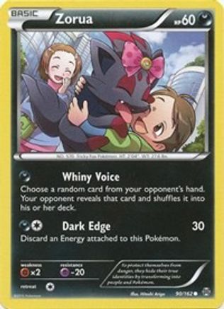 Zorua 90/162 - BREAKthrough Reverse Holofoil