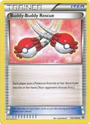 Buddy-Buddy Rescue 135/162 - BREAKthrough Reverse Holofoil