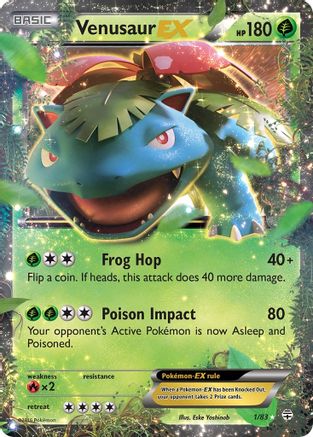 Venusaur-EX 1/83 - Generations Holofoil