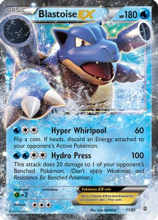 Blastoise-EX 17/83 - Generations Holofoil