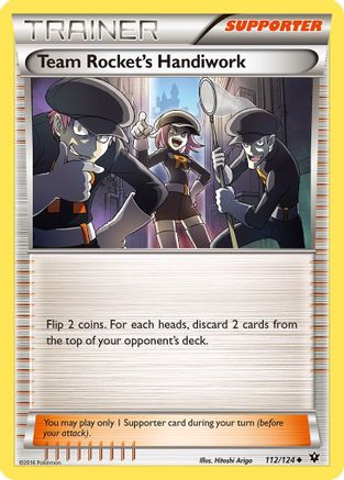 Team Rocket's Handiwork 112/124 - Fates Collide Reverse Holofoil