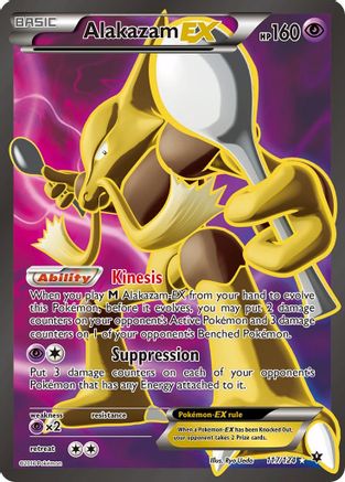 Alakazam EX (Full Art) 117/124 - Fates Collide Holofoil