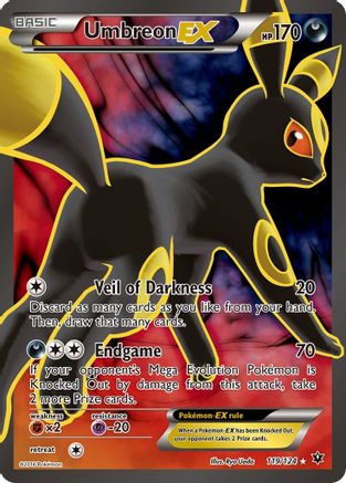 Umbreon-EX 119/124 - Fates Collide Holofoil