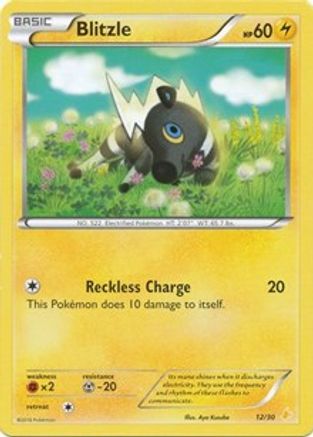 Blitzle (12) 12 - XY Trainer Kit Pikachu Libre & Suicune