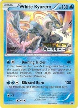 White Kyurem (Staff Prerelease) XY128 - XY Promos Holofoil