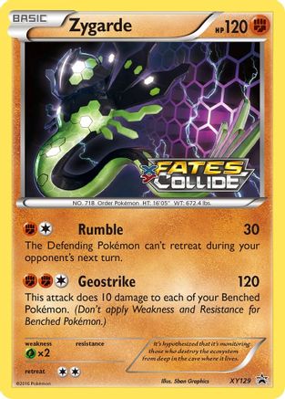 Zygarde XY129/211 - XY Black Star Promos Holofoil