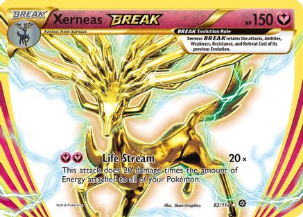 Xerneas BREAK 82/114 - Steam Siege Holofoil