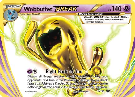 Wobbuffet BREAK XY155/211 - XY Black Star Promos Holofoil