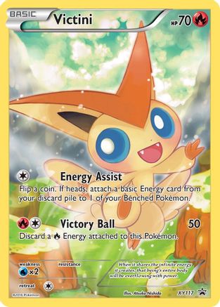 Victini XY117/211 - XY Black Star Promos Holofoil