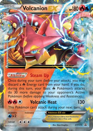 Volcanion-EX XY173/211 - XY Black Star Promos Holofoil