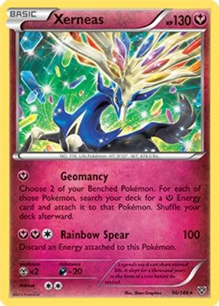 Xerneas - 96/146 (Cracked Ice Holo) 96 - Deck Exclusives Holofoil