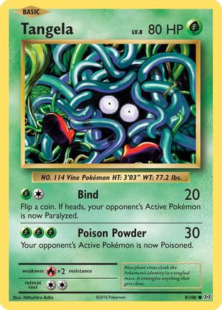 Tangela 8/108 - Evolutions