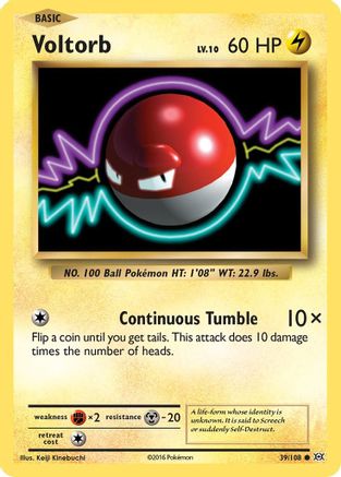 Voltorb 39/108 - Evolutions