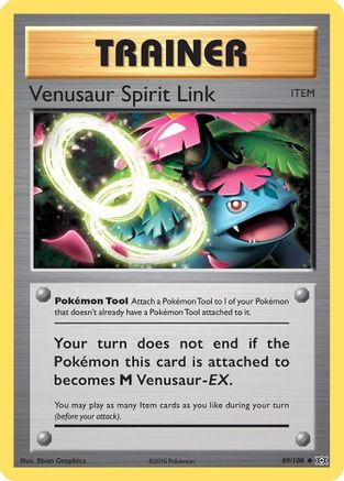 Venusaur Spirit Link 89/108 - Evolutions Reverse Holofoil