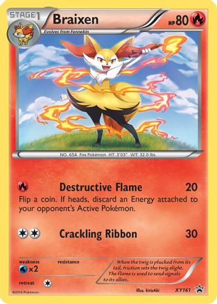 Braixen XY161/211 - XY Black Star Promos Holofoil