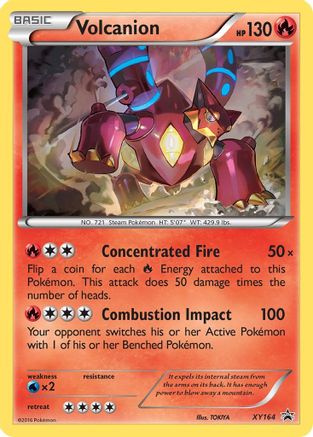 Volcanion XY164/211 - XY Black Star Promos Holofoil