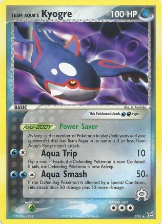 Team Aqua's Kyogre - 3/95 (EX Team Magma vs Team Aqua) 3 - Deck Exclusives