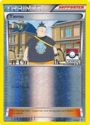 Tierno - 39/39 (Pokemon League) 39 - League & Championship Cards Reverse Holofoil