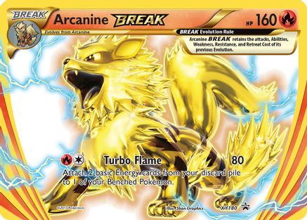 Arcanine BREAK XY180/211 - XY Black Star Promos Holofoil