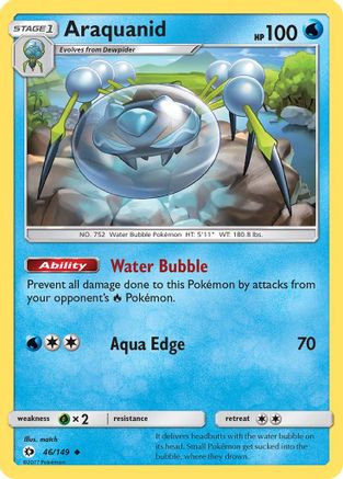 Araquanid 46/149 - Sun & Moon Reverse Holofoil