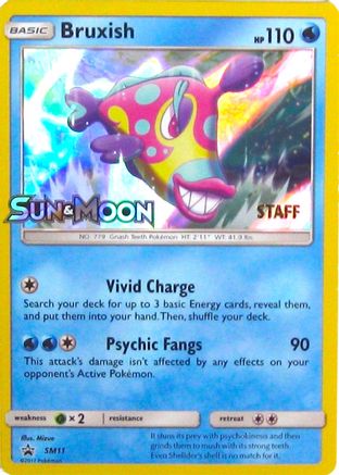 Bruxish - SM11 (Prerelease) [Staff] SM11 - SM Promos Holofoil