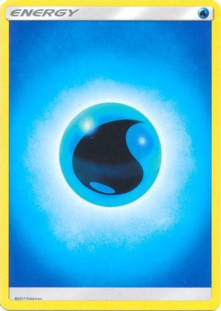 Water Energy 166/149 - Sun & Moon Reverse Holofoil