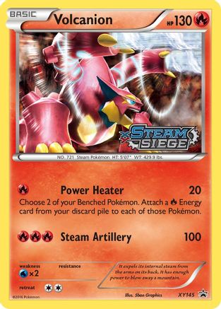 Volcanion XY145/211 - XY Black Star Promos Holofoil