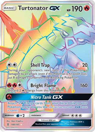 Turtonator-GX 148/145 - Guardians Rising Holofoil