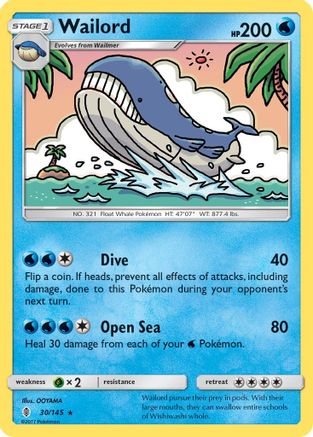 Wailord 30/145 - Guardians Rising