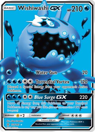 Wishiwashi-GX 133/145 - Guardians Rising Holofoil