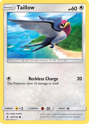 Taillow 103/145 - Guardians Rising