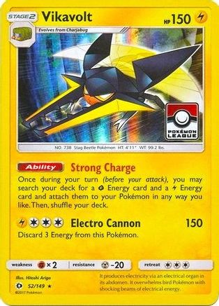 Vikavolt - 52/149 (Pokemon League) 52 - League & Championship Cards Holofoil