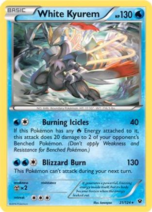 White Kyurem - 21/124 (XY Fates Collide) 21 - Deck Exclusives