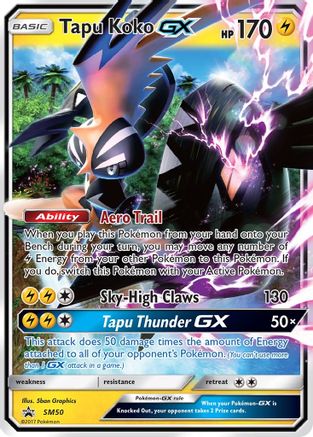 Tapu Koko-GX SM50/248 - SM Black Star Promos Holofoil