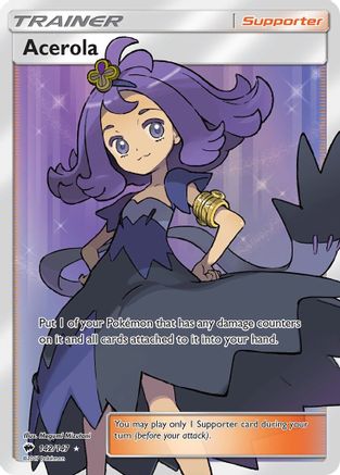 Acerola (Full Art) 142/147 - Burning Shadows Holofoil