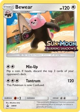 Bewear - SM49 (Prerelease) [Staff] SM49 - SM Promos Holofoil