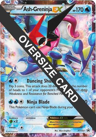 Ash-Greninja EX - XY133 (XY Black Star Promos) XY133 - Jumbo Cards Holofoil