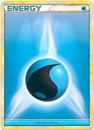 Water Energy (2010 Unnumbered HGSS Style Non-Holo) - League & Championship Cards