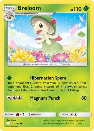 Breloom 5/73 - Shining Legends Reverse Holofoil