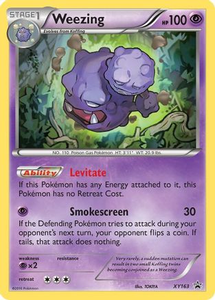 Weezing XY163/211 - XY Black Star Promos Holofoil