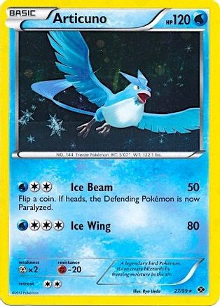 Articuno - 27/99 (Next Destinies) 27 - Blister Exclusives Holofoil