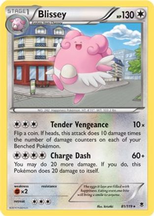 Blissey - 81/119 (Cosmos Holo) 81 - Miscellaneous Cards & Products Holofoil