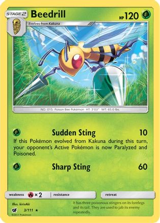 Beedrill 3/111 - Crimson Invasion