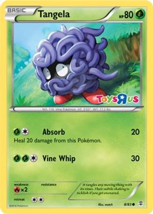 Tangela - 8/83 (Toys R Us Promo) 8 - Miscellaneous Cards & Products Holofoil