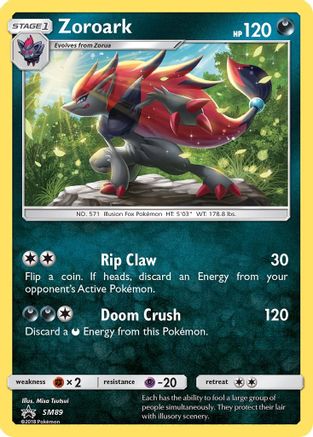 Zoroark SM89/248 - SM Black Star Promos Holofoil